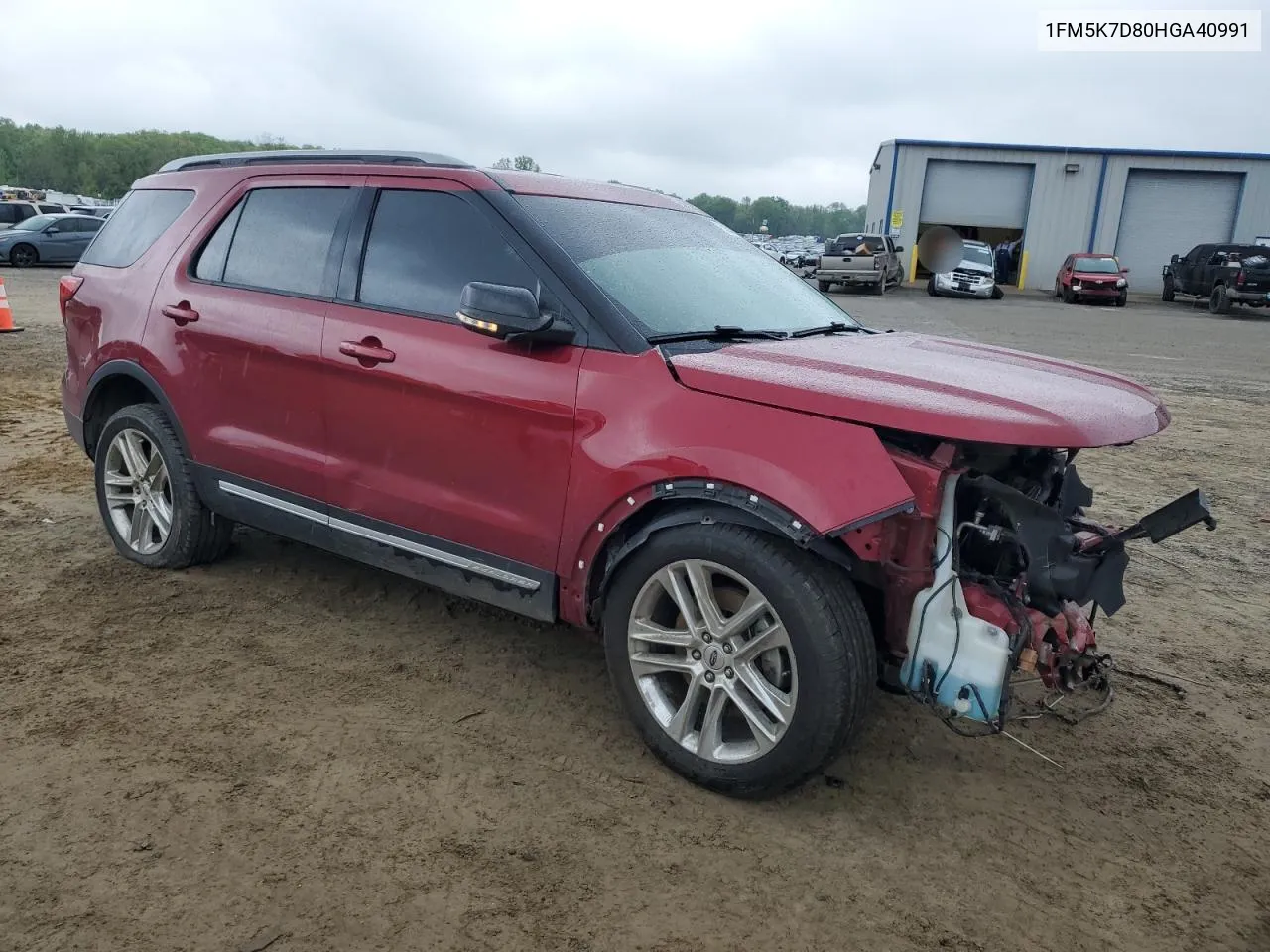 1FM5K7D80HGA40991 2017 Ford Explorer Xlt