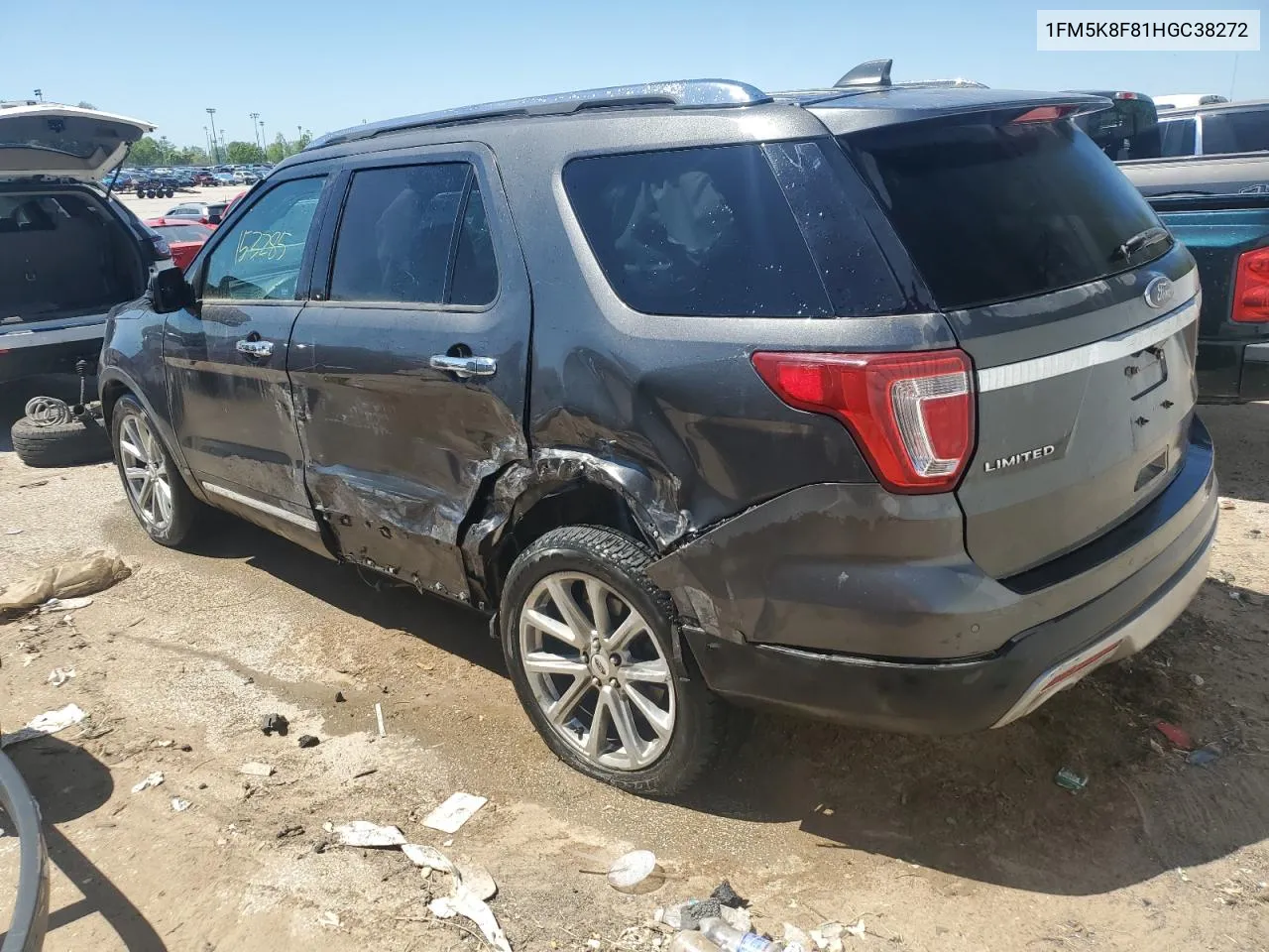 1FM5K8F81HGC38272 2017 Ford Explorer Limited