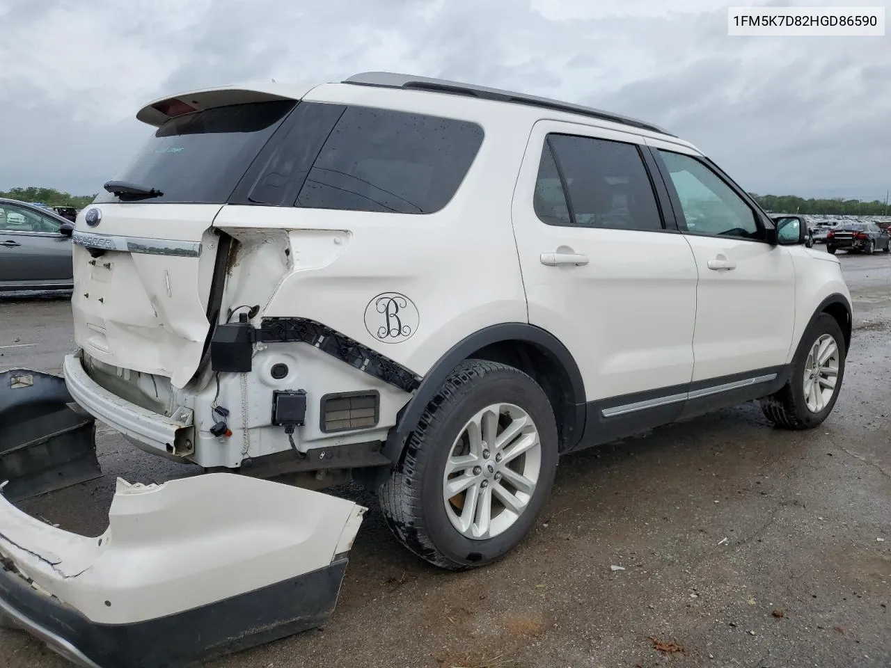 2017 Ford Explorer Xlt VIN: 1FM5K7D82HGD86590 Lot: 51348294