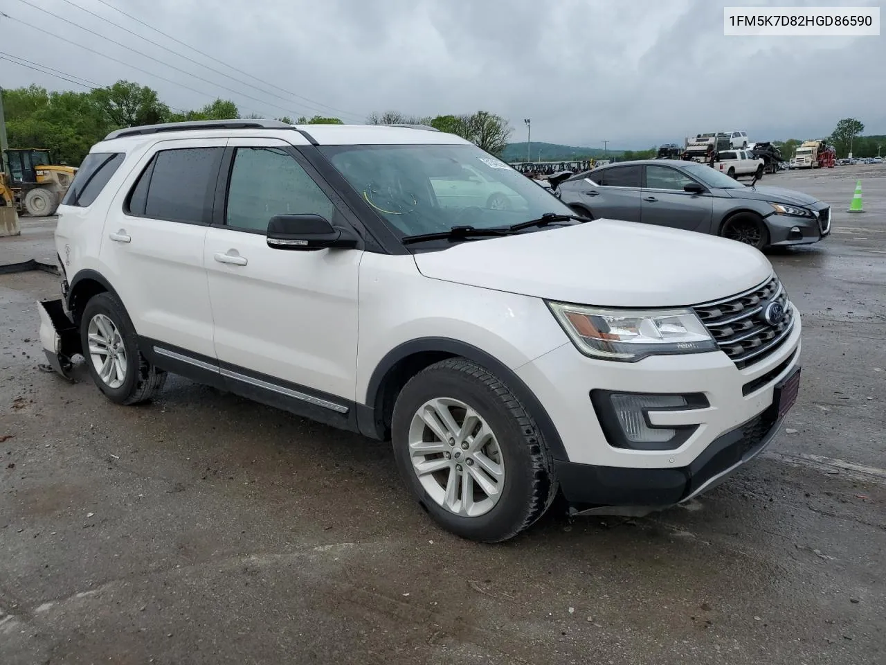 2017 Ford Explorer Xlt VIN: 1FM5K7D82HGD86590 Lot: 51348294