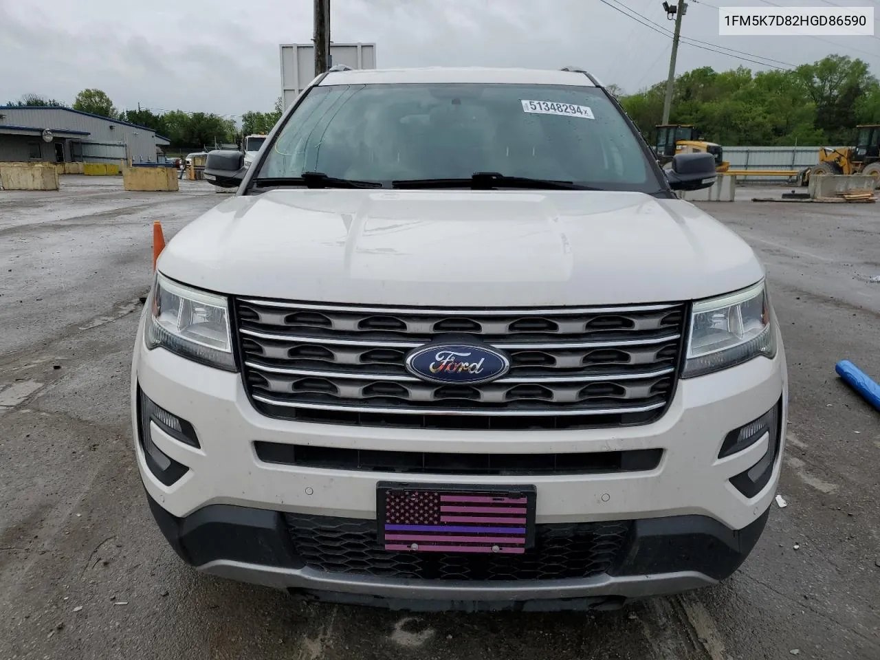 2017 Ford Explorer Xlt VIN: 1FM5K7D82HGD86590 Lot: 51348294