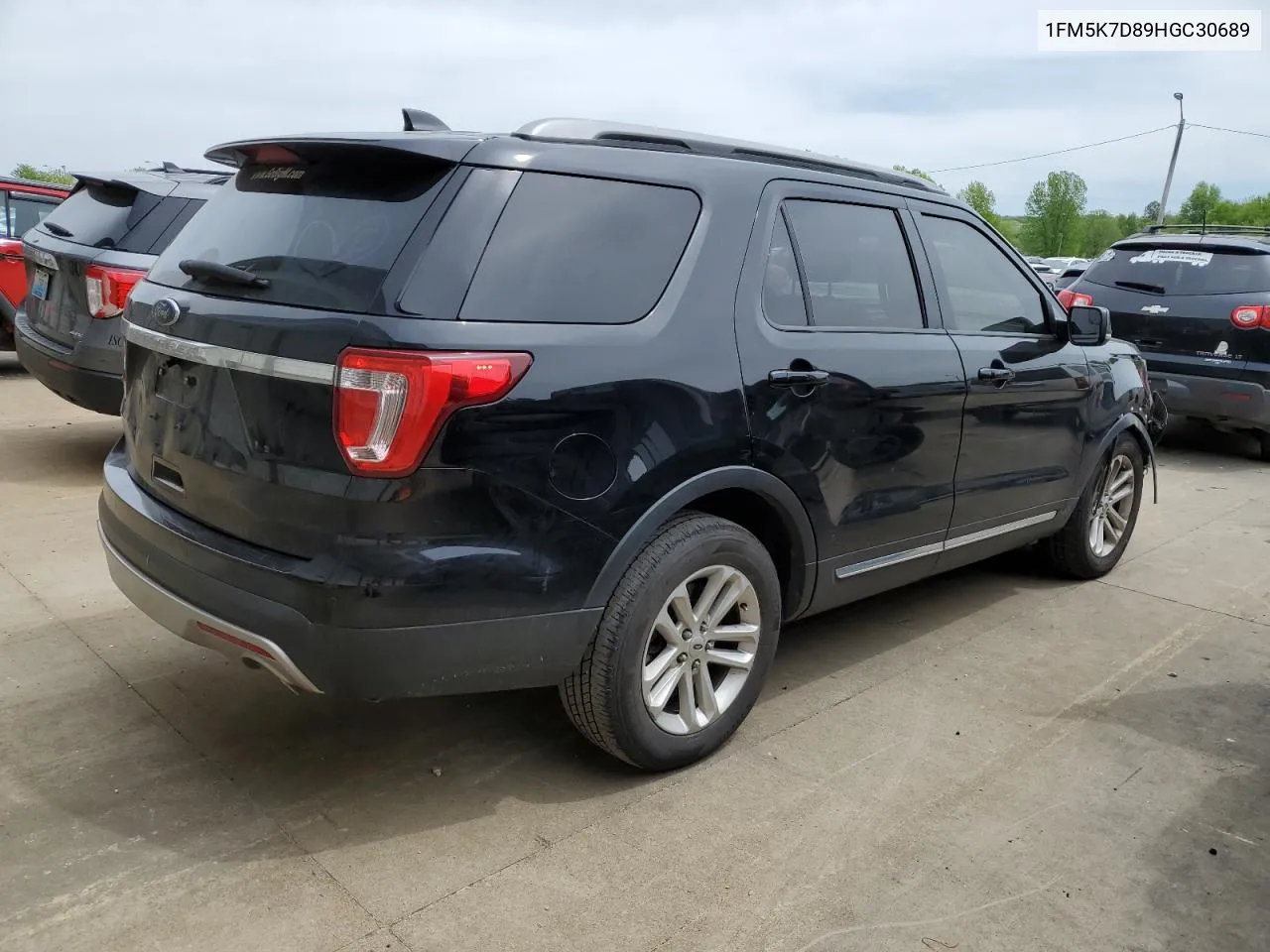 2017 Ford Explorer Xlt VIN: 1FM5K7D89HGC30689 Lot: 51603764