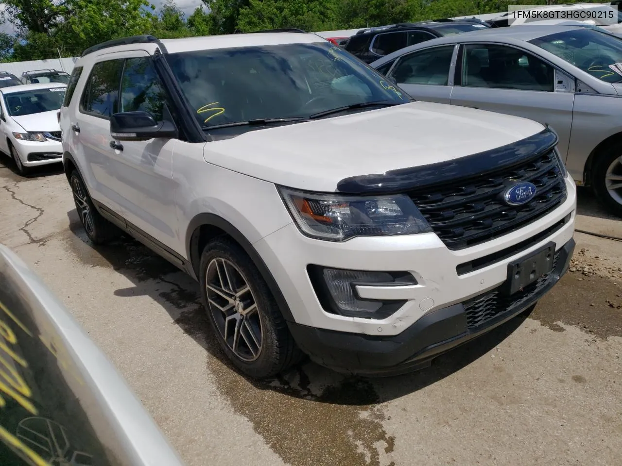 2017 Ford Explorer Sport VIN: 1FM5K8GT3HGC90215 Lot: 52008794