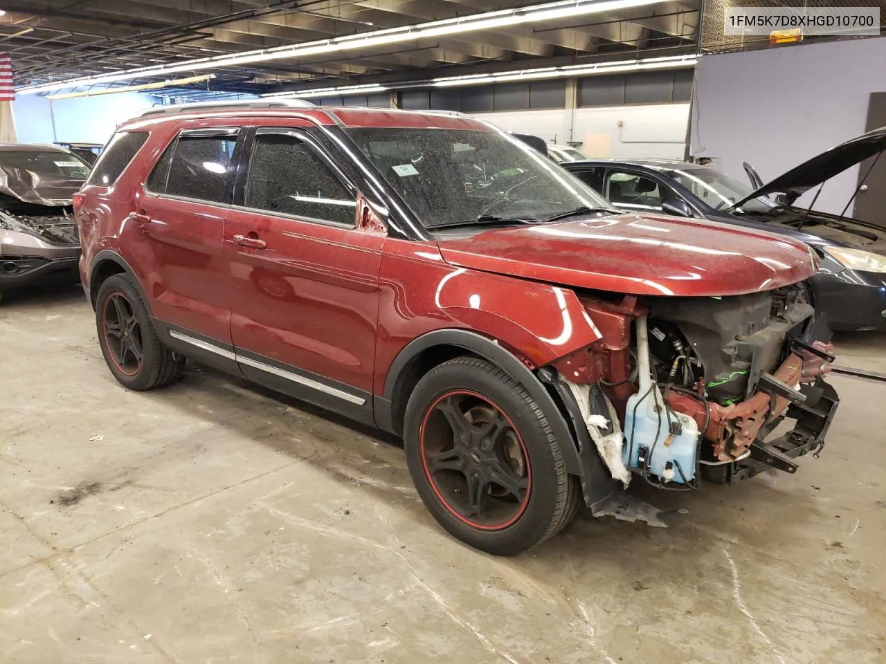 2017 Ford Explorer Xlt VIN: 1FM5K7D8XHGD10700 Lot: 52240494