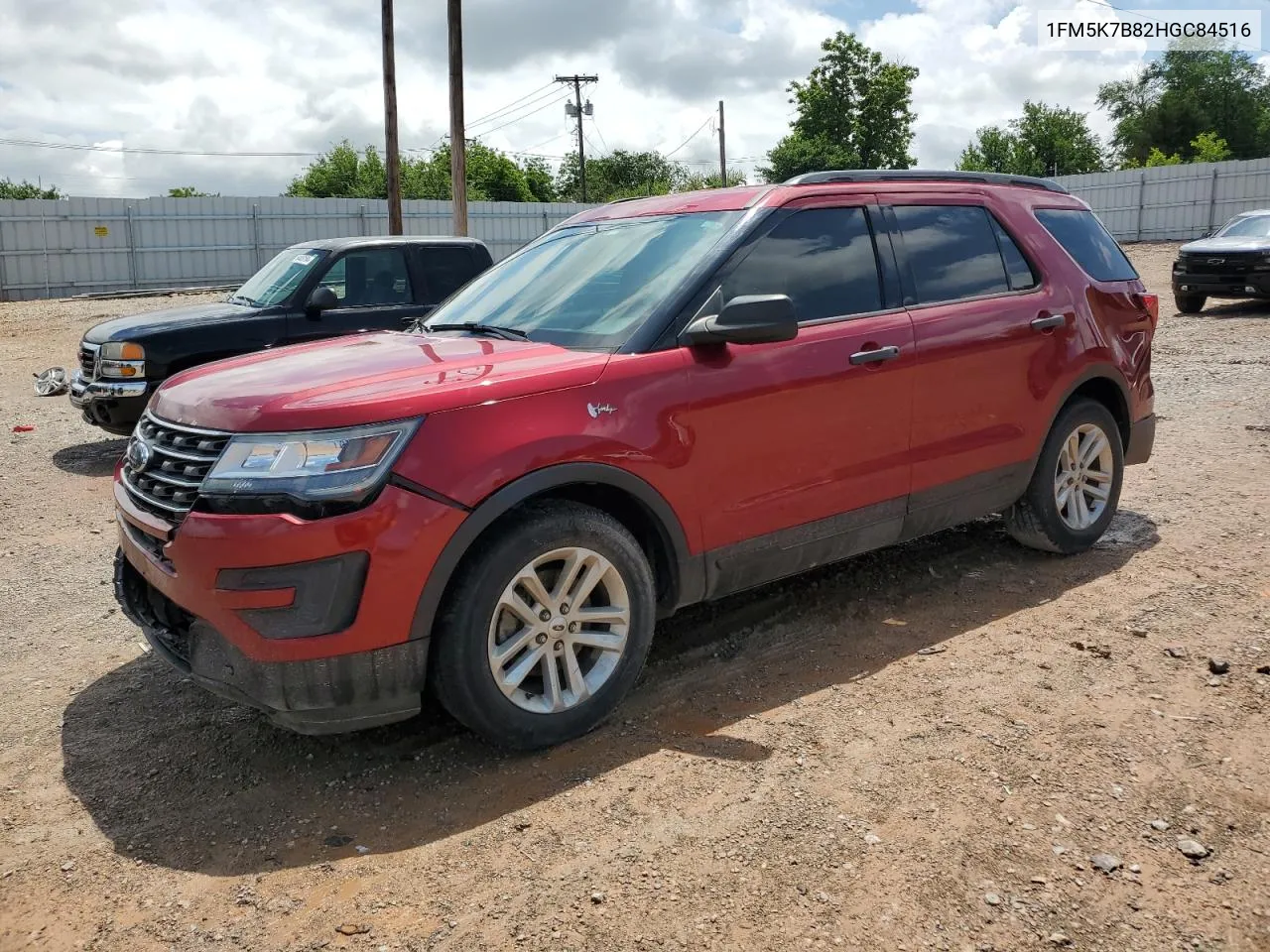 2017 Ford Explorer VIN: 1FM5K7B82HGC84516 Lot: 52337044