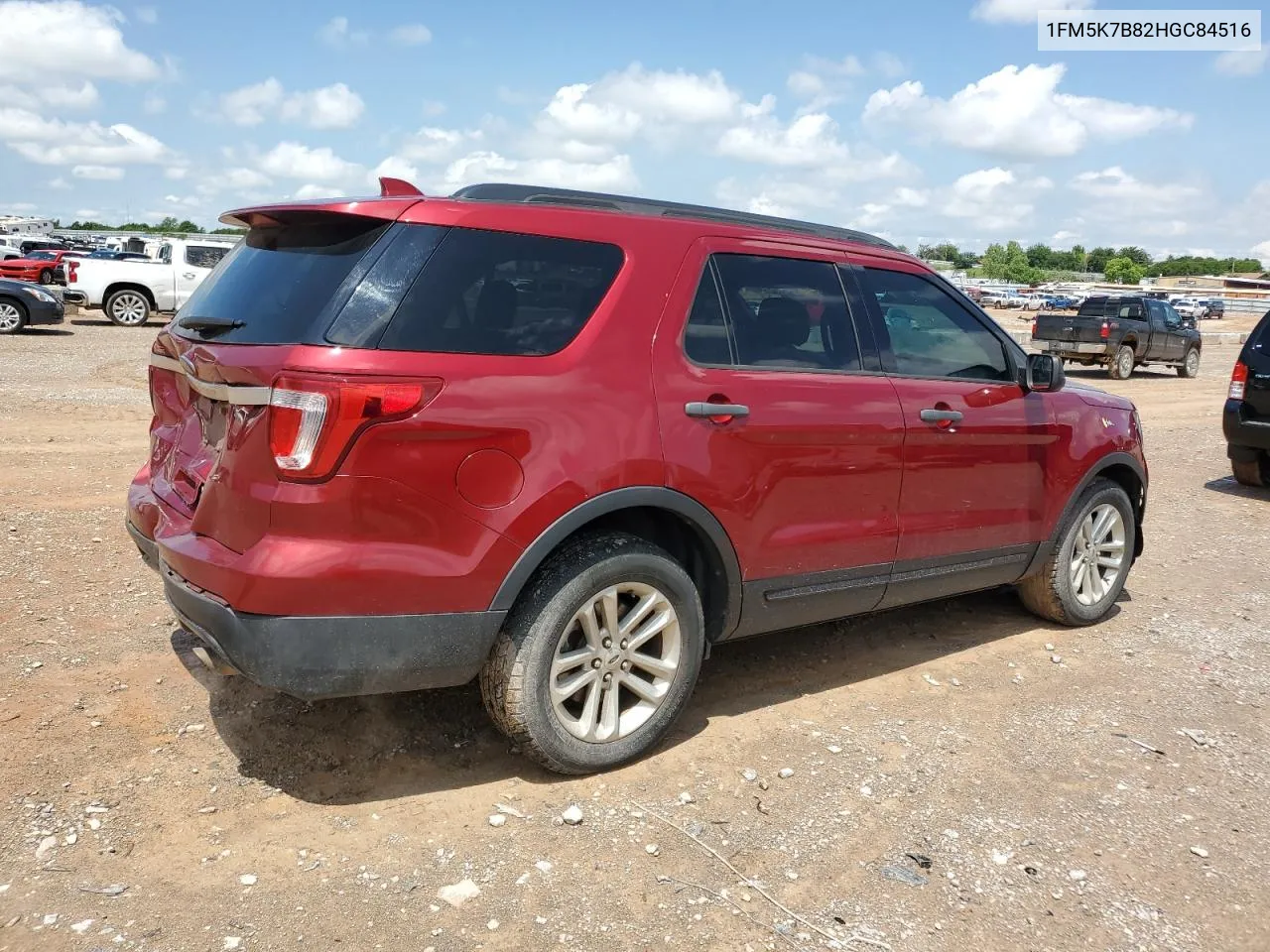 2017 Ford Explorer VIN: 1FM5K7B82HGC84516 Lot: 52337044