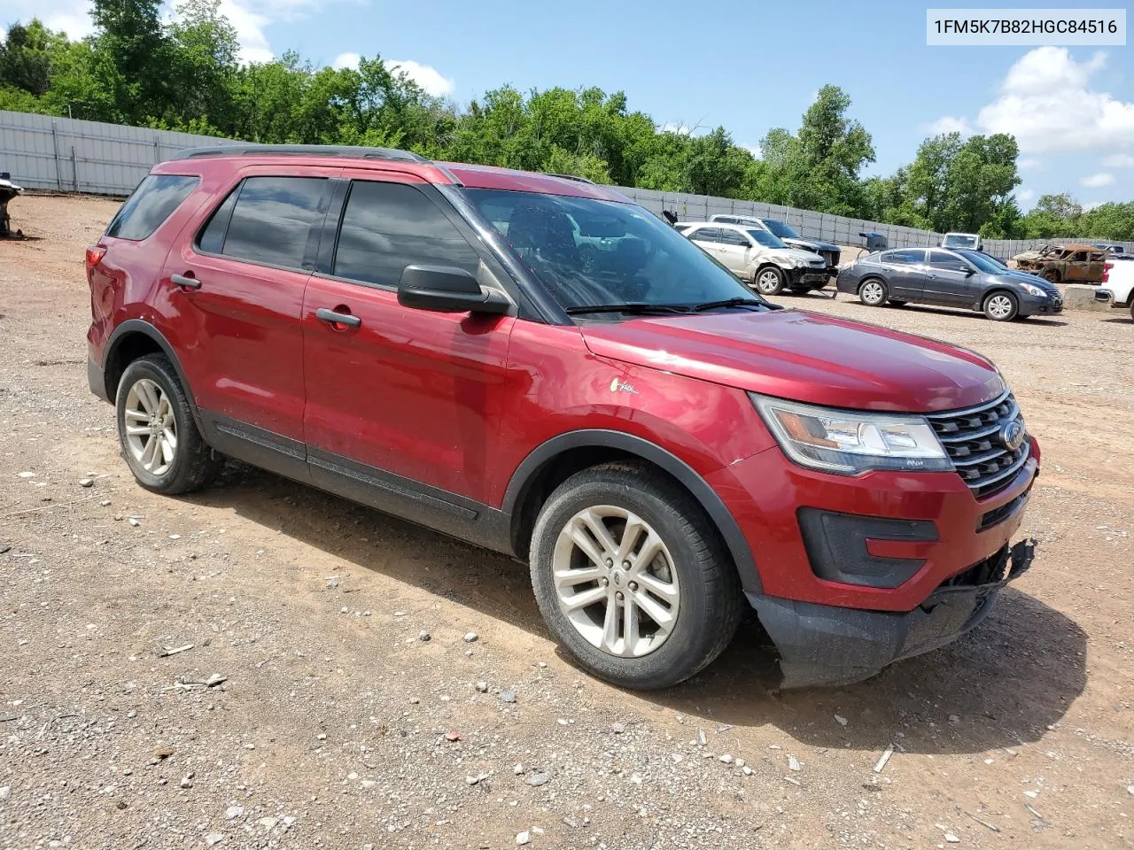 2017 Ford Explorer VIN: 1FM5K7B82HGC84516 Lot: 52337044