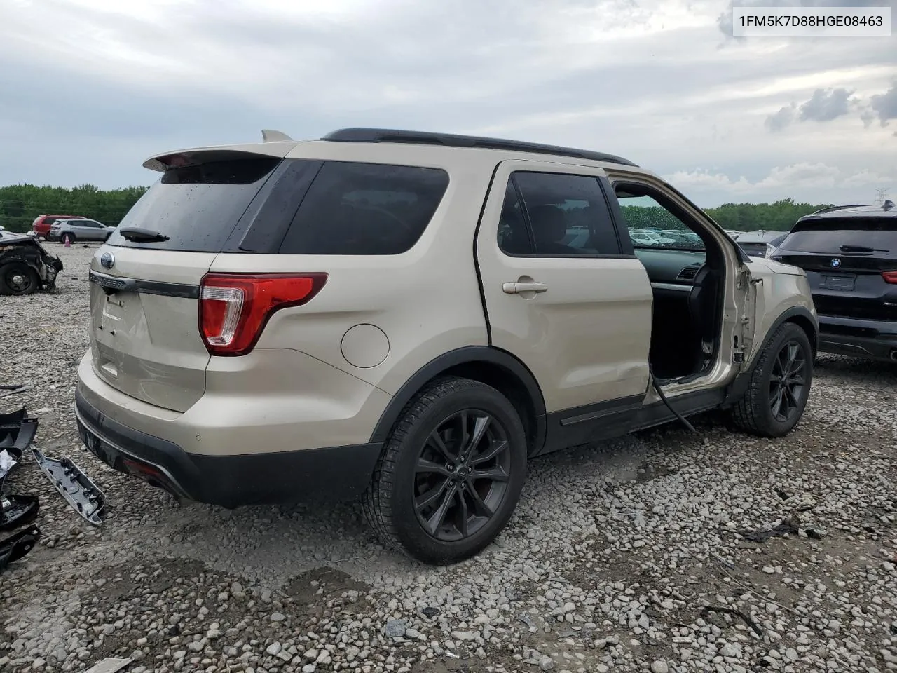 2017 Ford Explorer Xlt VIN: 1FM5K7D88HGE08463 Lot: 52615864