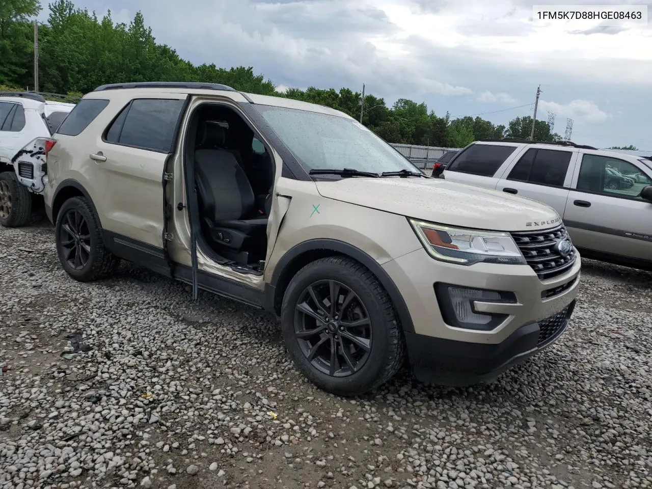 1FM5K7D88HGE08463 2017 Ford Explorer Xlt