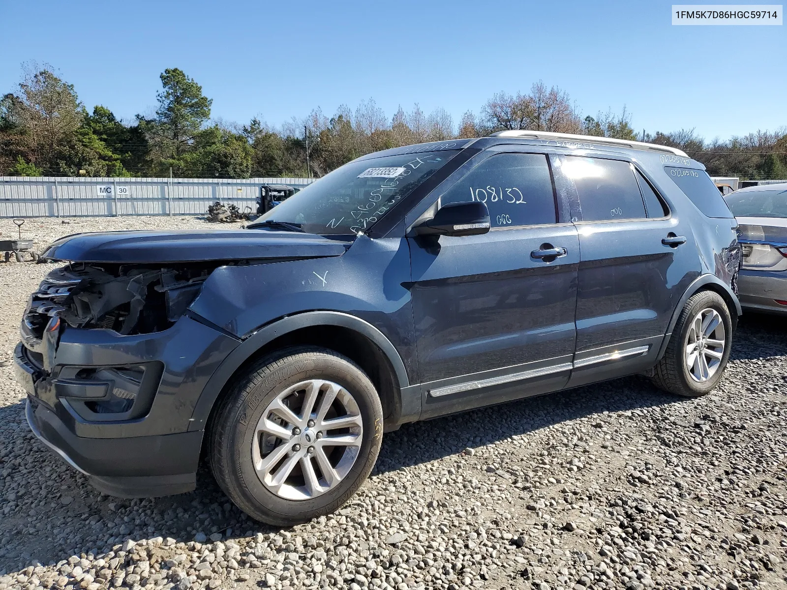 2017 Ford Explorer Xlt VIN: 1FM5K7D86HGC59714 Lot: 54451914