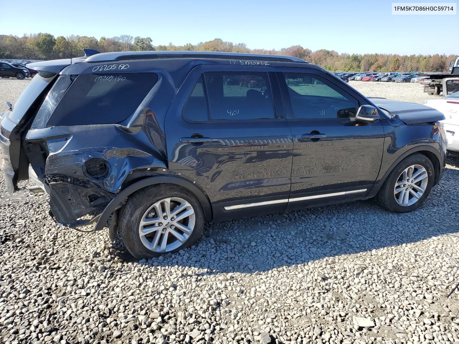 2017 Ford Explorer Xlt VIN: 1FM5K7D86HGC59714 Lot: 54451914