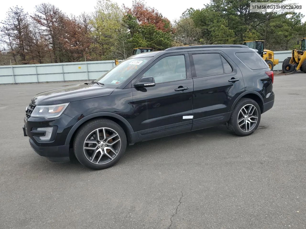 2017 Ford Explorer Sport VIN: 1FM5K8GT3HGC28703 Lot: 54512564