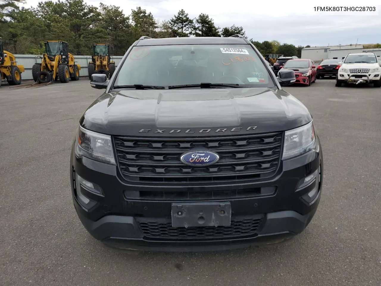 2017 Ford Explorer Sport VIN: 1FM5K8GT3HGC28703 Lot: 54512564