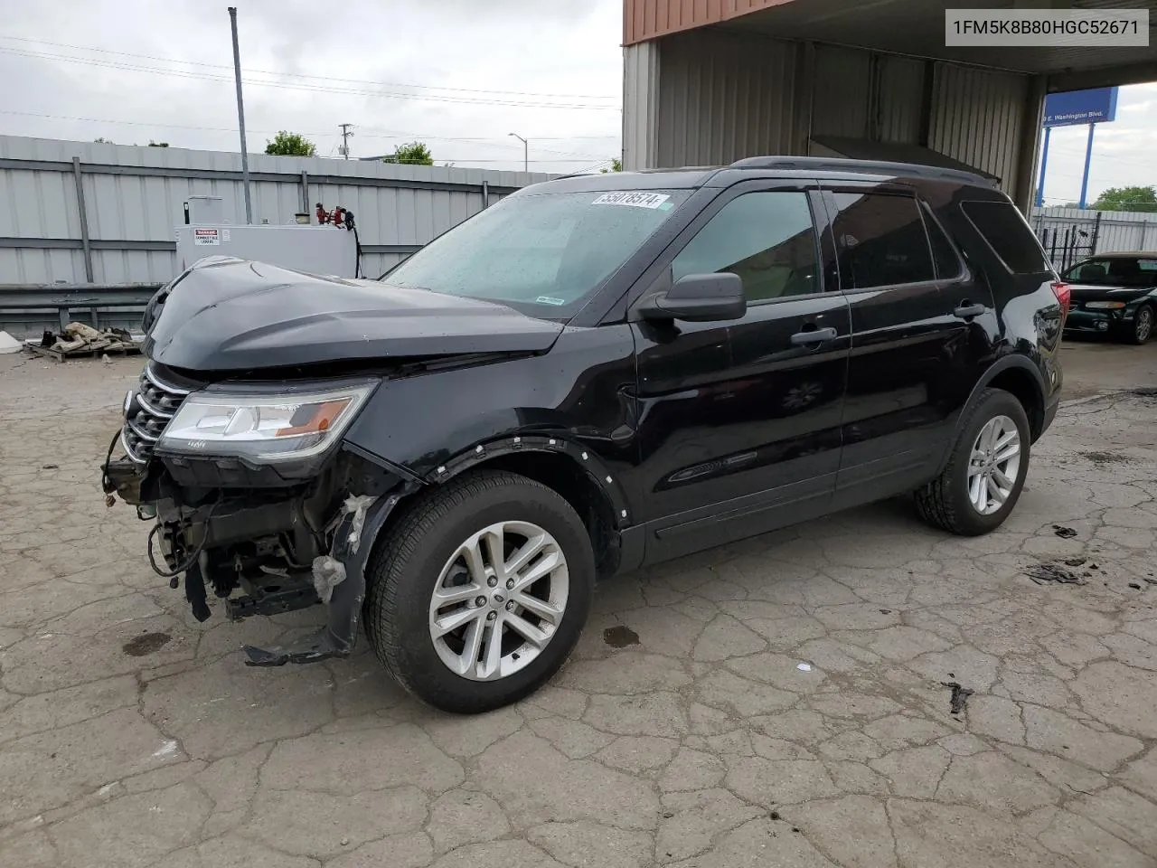 2017 Ford Explorer VIN: 1FM5K8B80HGC52671 Lot: 55078574