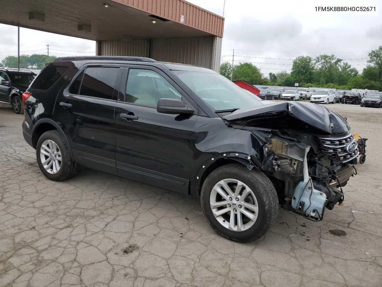 2017 Ford Explorer VIN: 1FM5K8B80HGC52671 Lot: 55078574