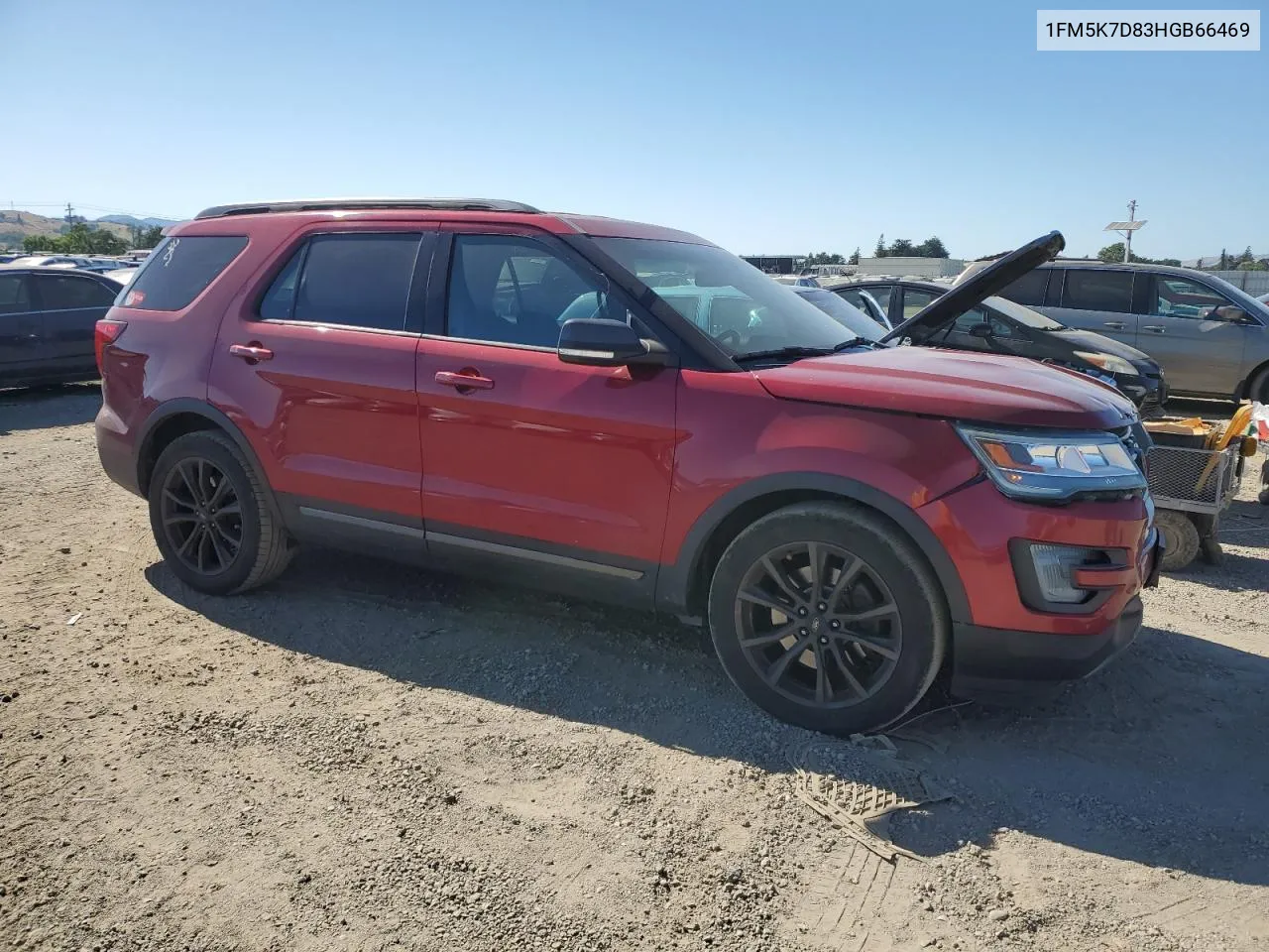 2017 Ford Explorer Xlt VIN: 1FM5K7D83HGB66469 Lot: 55516724