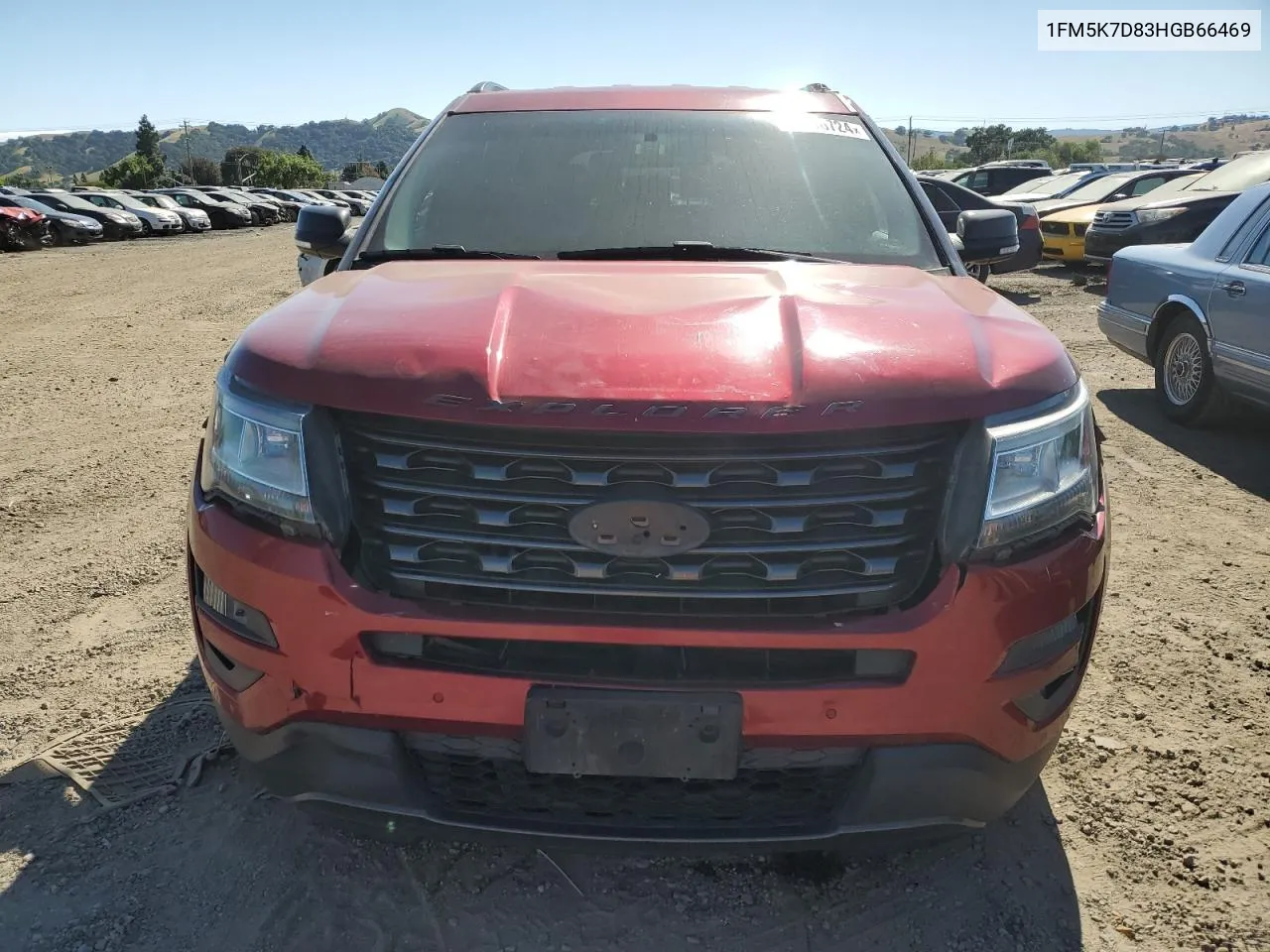 2017 Ford Explorer Xlt VIN: 1FM5K7D83HGB66469 Lot: 55516724