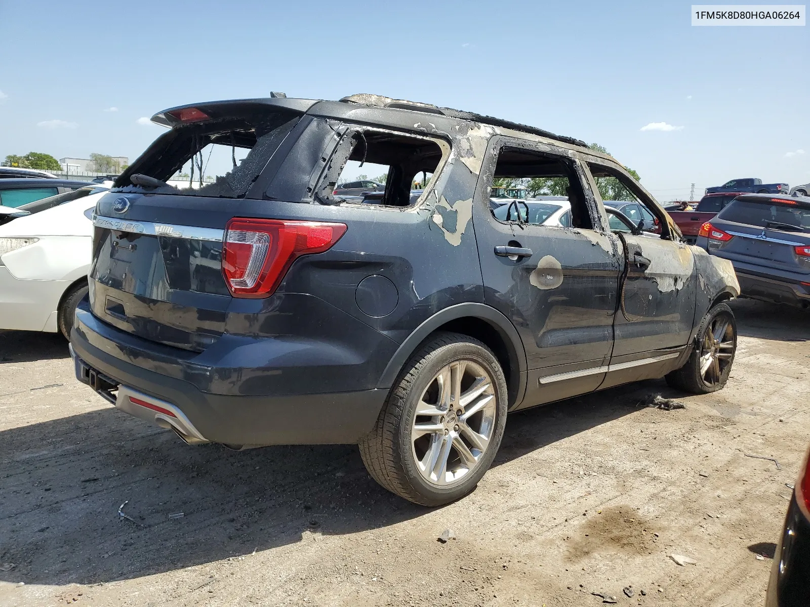 2017 Ford Explorer Xlt VIN: 1FM5K8D80HGA06264 Lot: 56572334