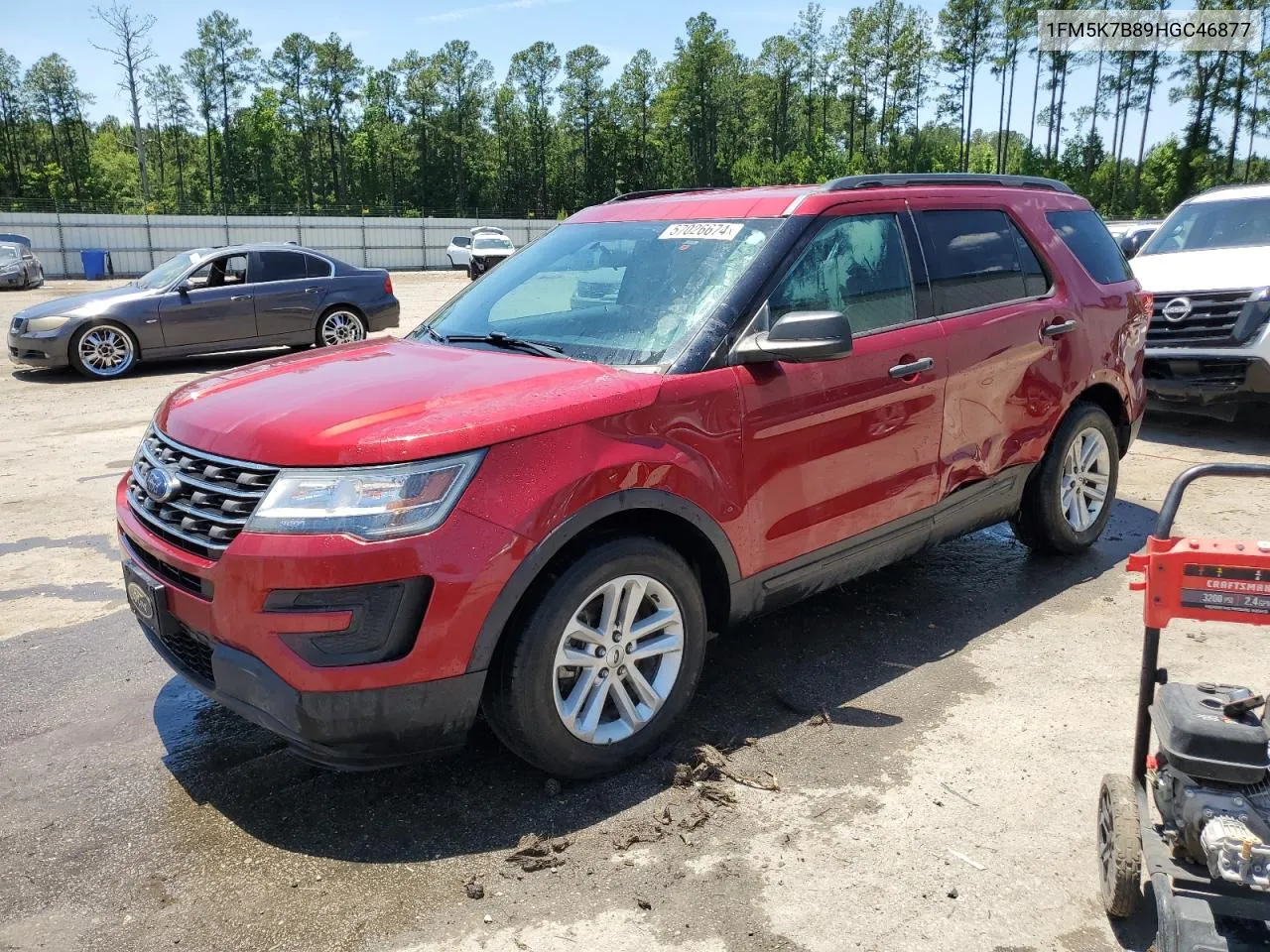 2017 Ford Explorer VIN: 1FM5K7B89HGC46877 Lot: 57026674