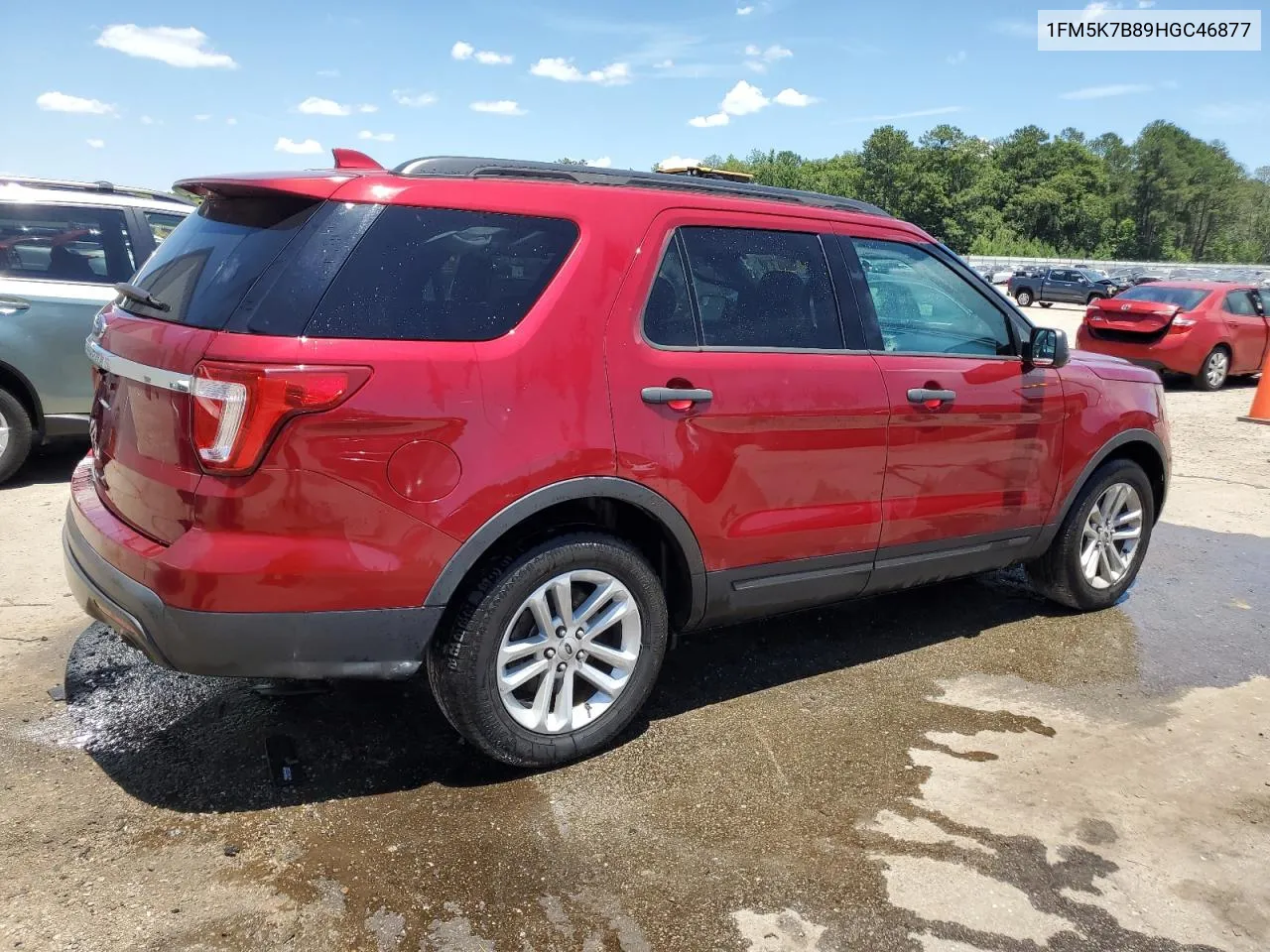 2017 Ford Explorer VIN: 1FM5K7B89HGC46877 Lot: 57026674