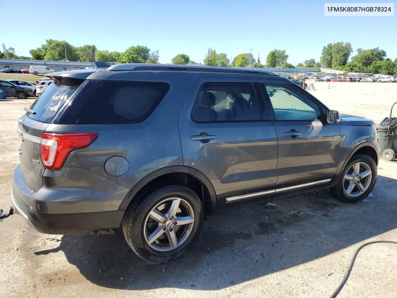 2017 Ford Explorer Xlt VIN: 1FM5K8D87HGB78324 Lot: 57938924