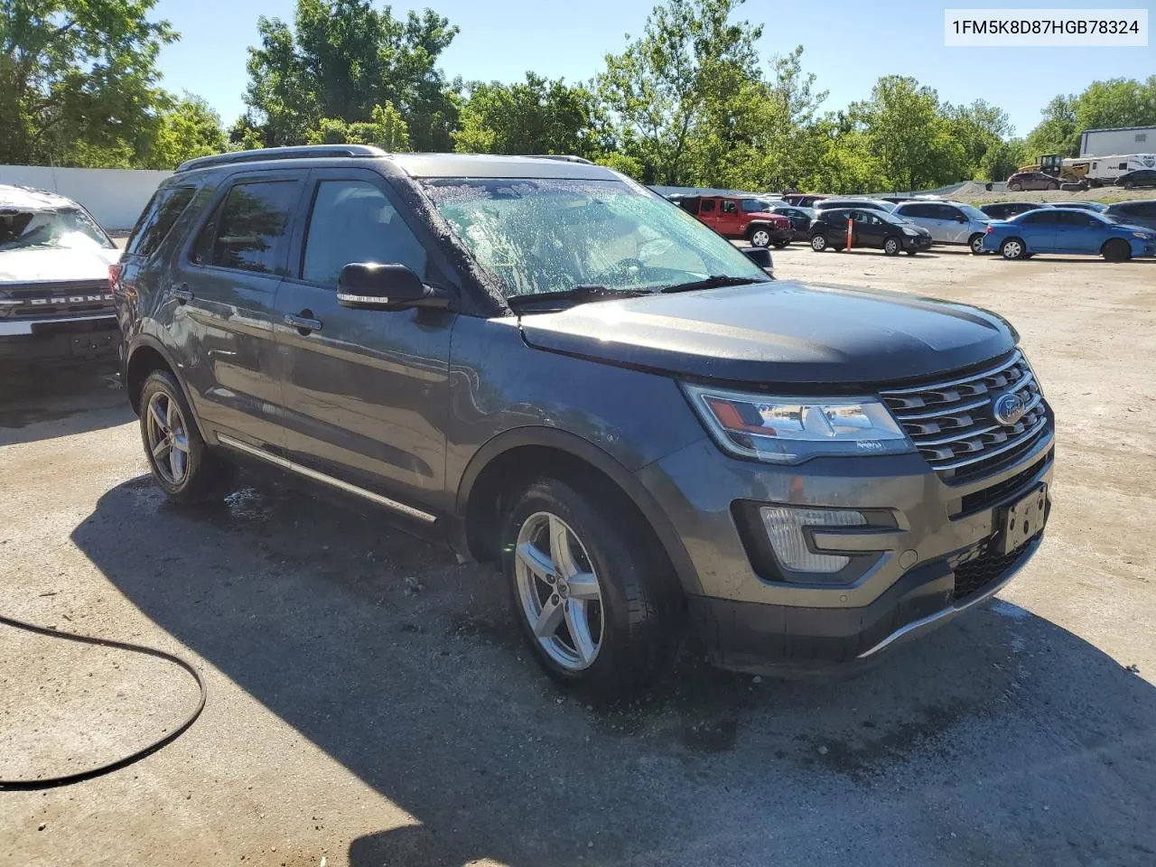 2017 Ford Explorer Xlt VIN: 1FM5K8D87HGB78324 Lot: 57938924