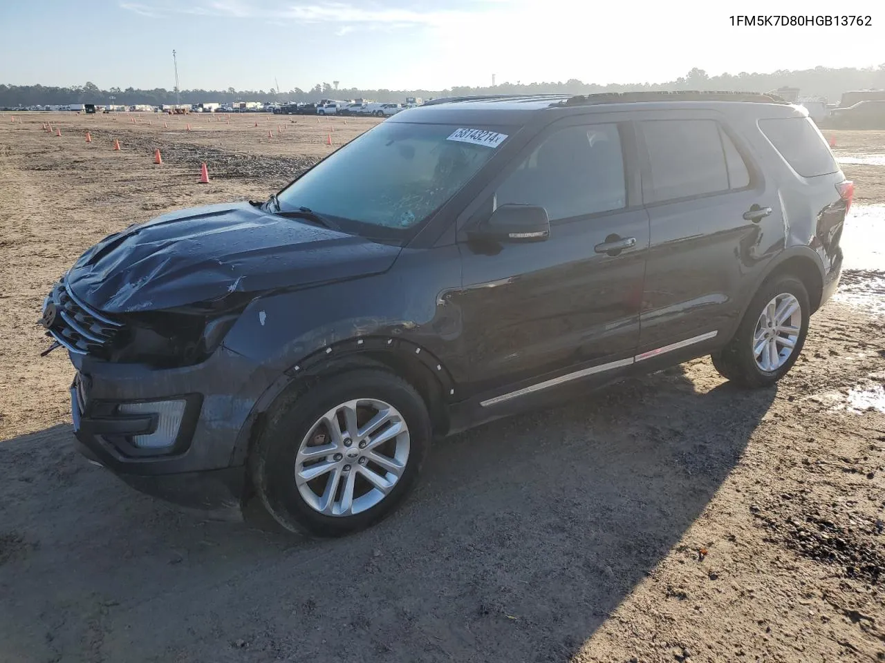 2017 Ford Explorer Xlt VIN: 1FM5K7D80HGB13762 Lot: 58143214