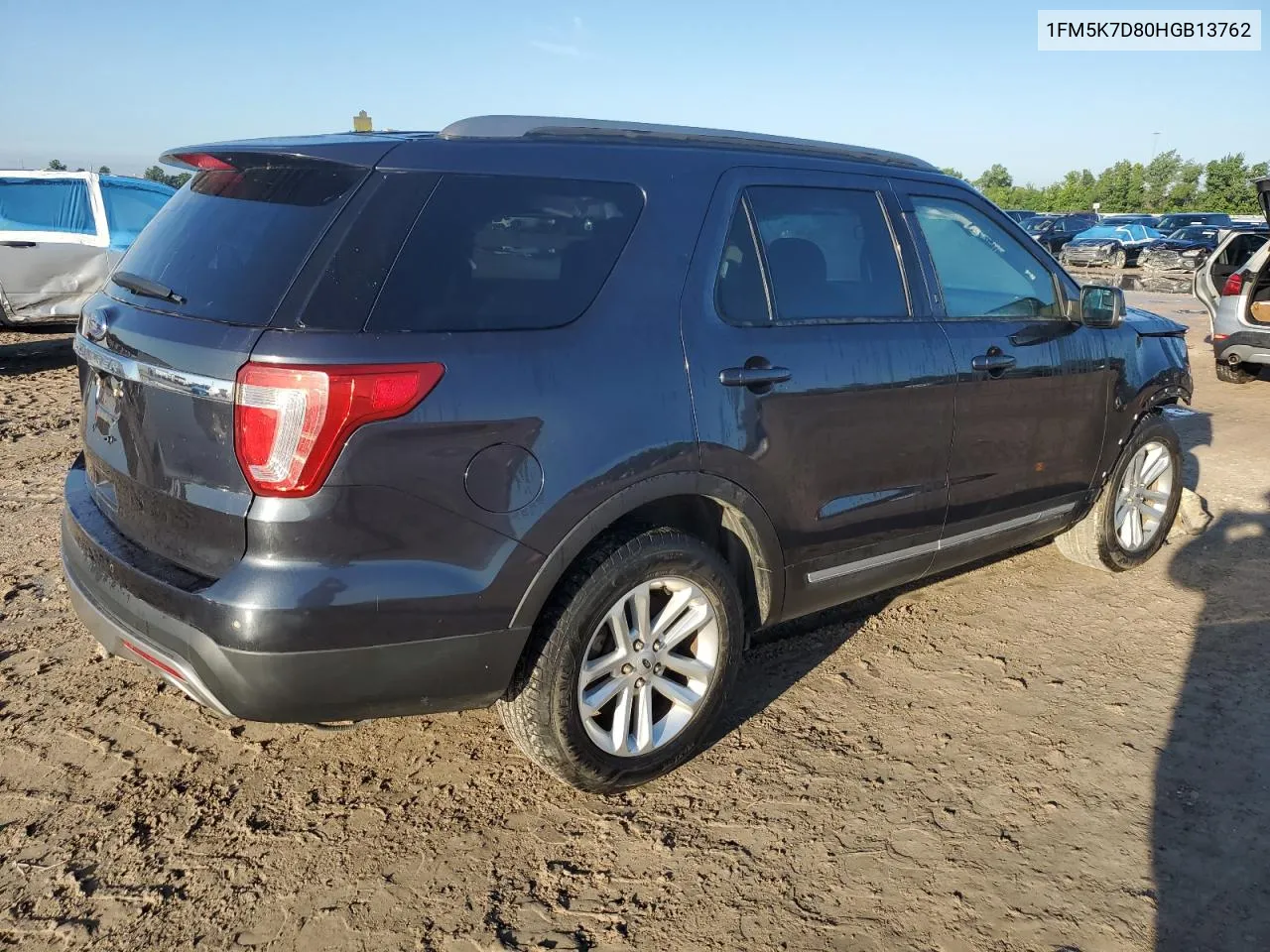 2017 Ford Explorer Xlt VIN: 1FM5K7D80HGB13762 Lot: 58143214