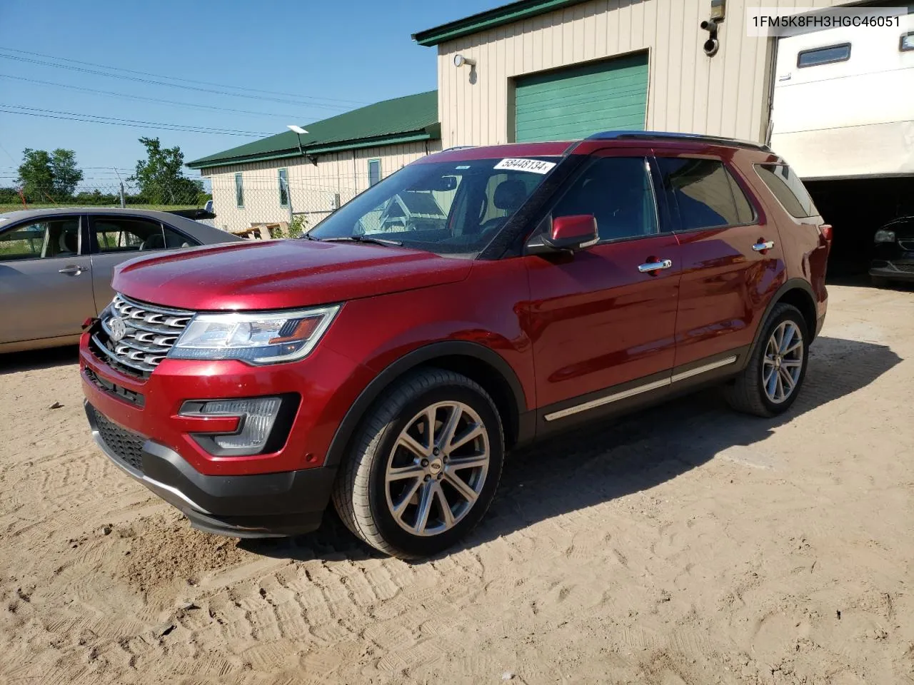 1FM5K8FH3HGC46051 2017 Ford Explorer Limited