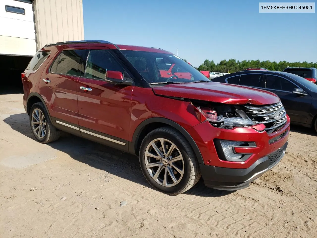 1FM5K8FH3HGC46051 2017 Ford Explorer Limited