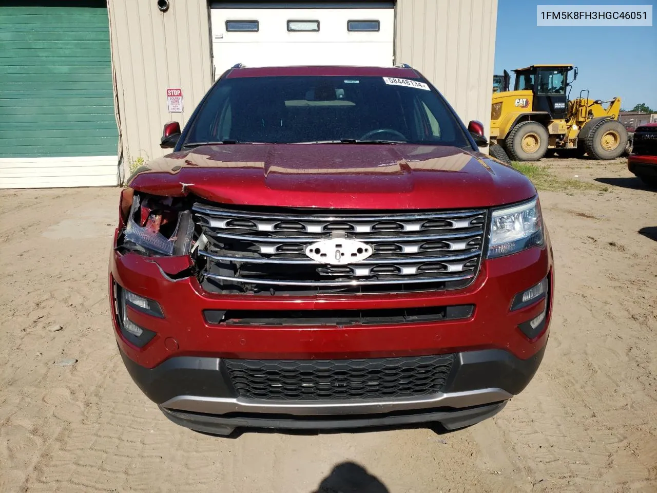 2017 Ford Explorer Limited VIN: 1FM5K8FH3HGC46051 Lot: 58448134