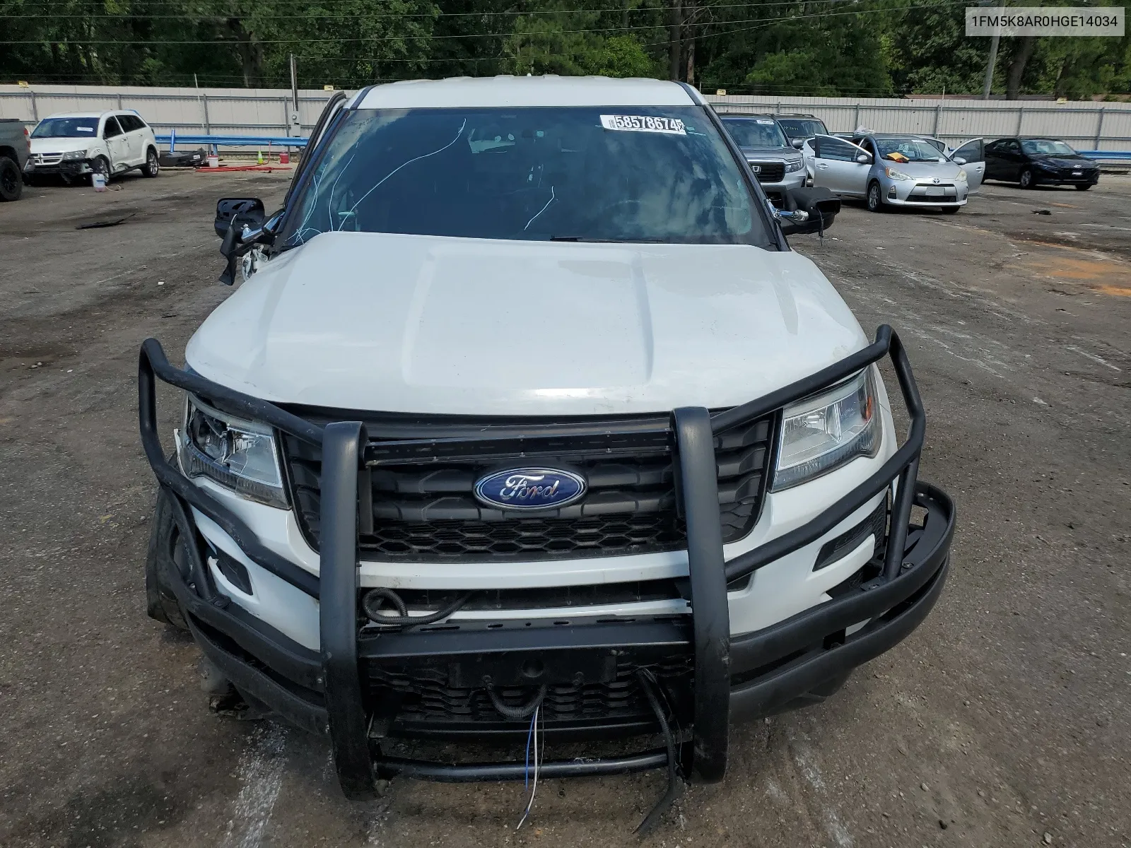 2017 Ford Explorer Police Interceptor VIN: 1FM5K8AR0HGE14034 Lot: 58578674