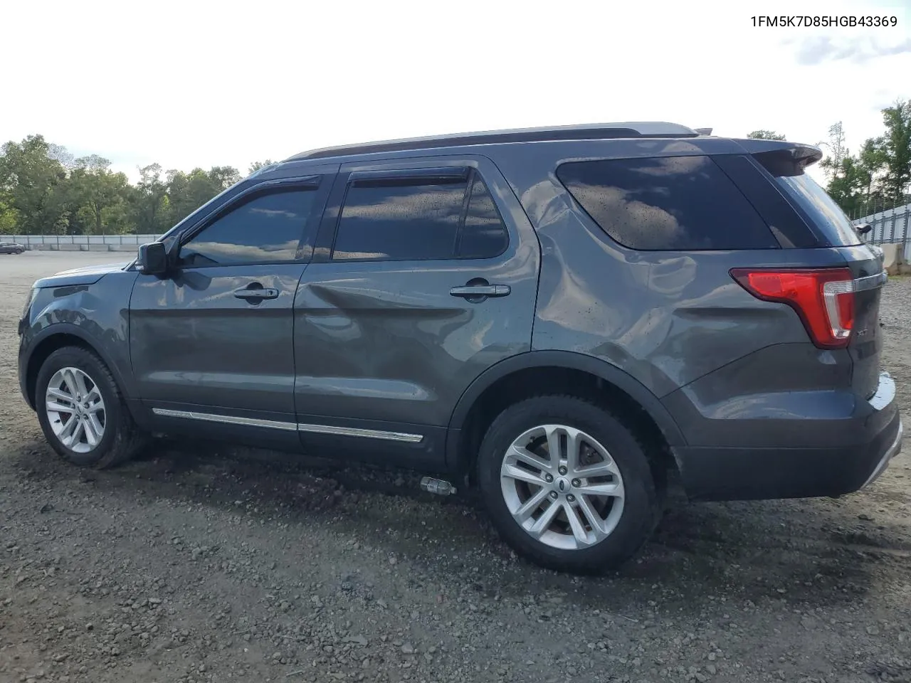 1FM5K7D85HGB43369 2017 Ford Explorer Xlt