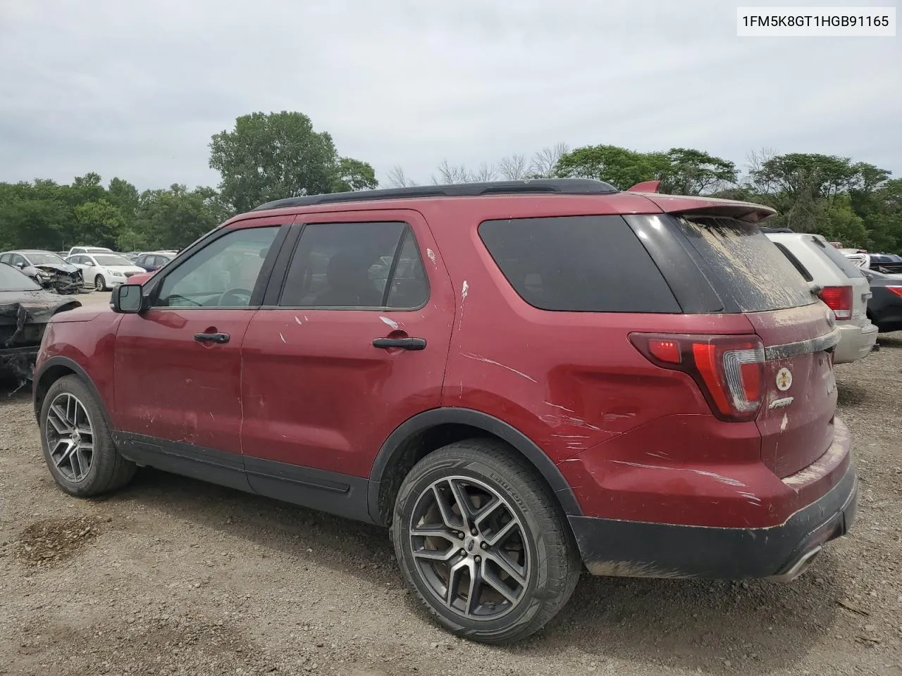 2017 Ford Explorer Sport VIN: 1FM5K8GT1HGB91165 Lot: 58720414