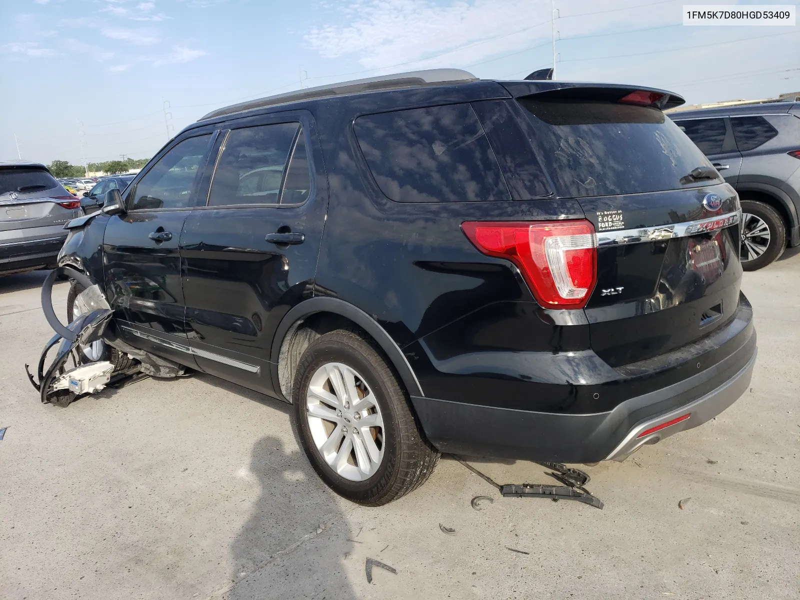 1FM5K7D80HGD53409 2017 Ford Explorer Xlt