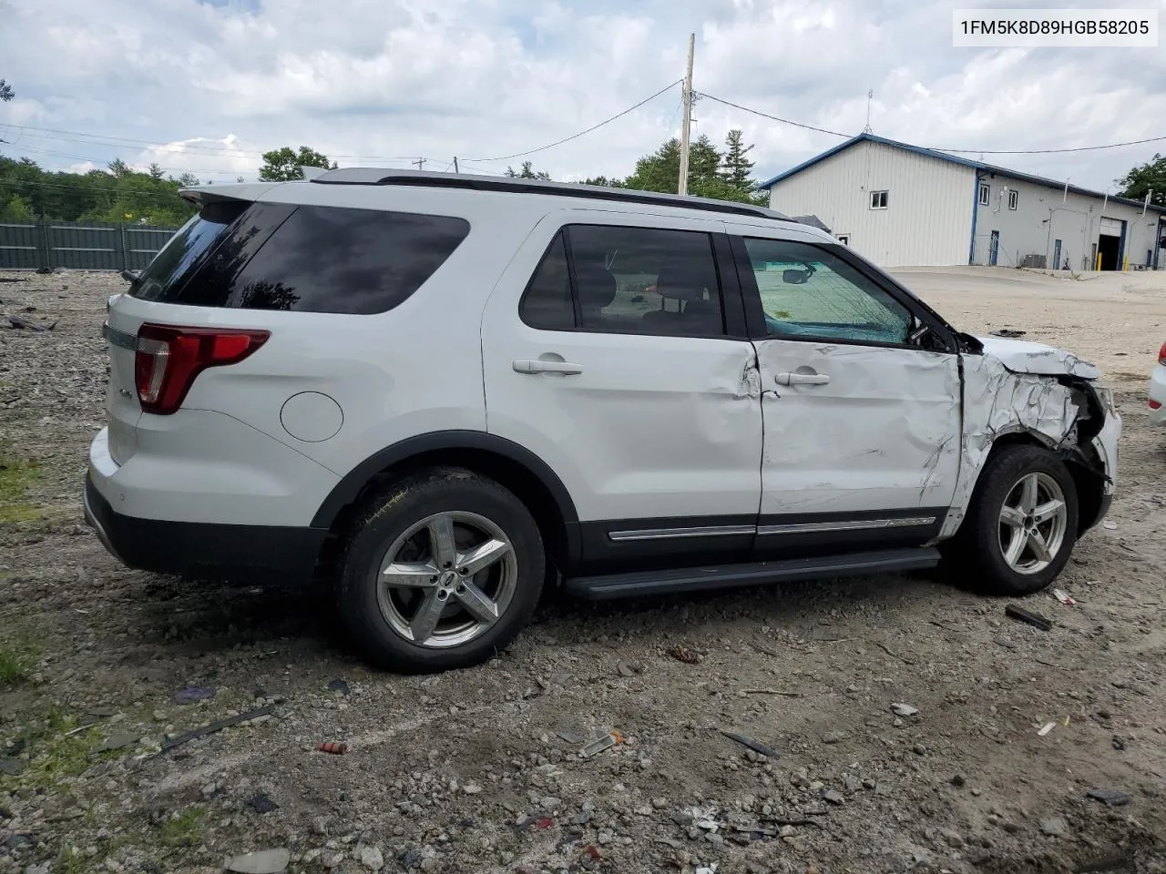 2017 Ford Explorer Xlt VIN: 1FM5K8D89HGB58205 Lot: 58760524