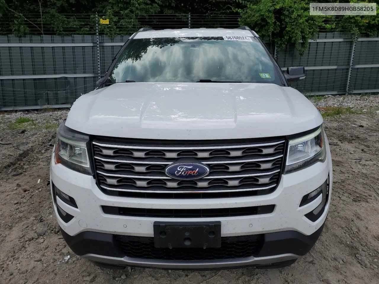 1FM5K8D89HGB58205 2017 Ford Explorer Xlt