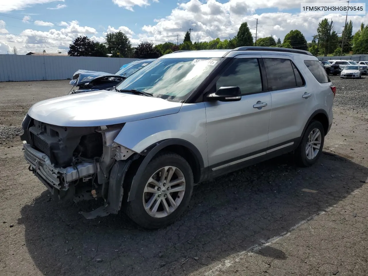 2017 Ford Explorer Xlt VIN: 1FM5K7DH3HGB79545 Lot: 58783144