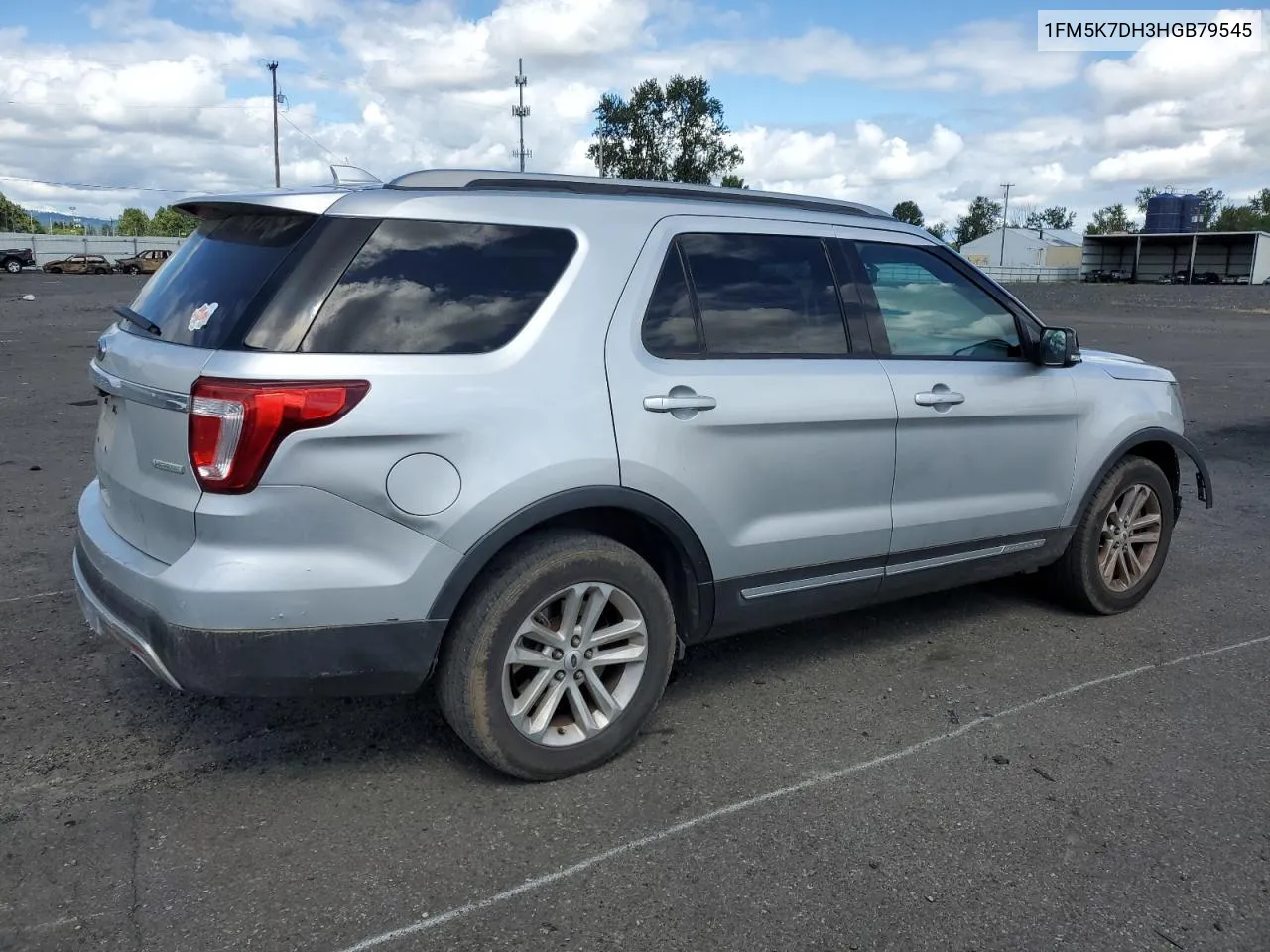 2017 Ford Explorer Xlt VIN: 1FM5K7DH3HGB79545 Lot: 58783144