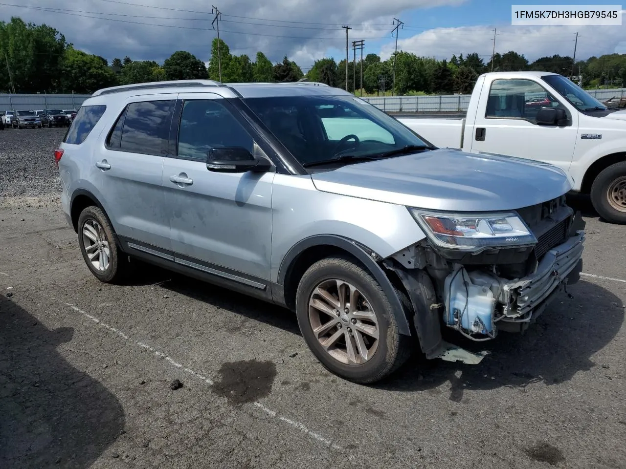 2017 Ford Explorer Xlt VIN: 1FM5K7DH3HGB79545 Lot: 58783144