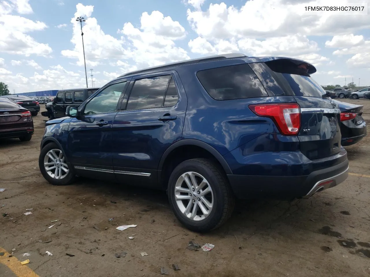 1FM5K7D83HGC76017 2017 Ford Explorer Xlt