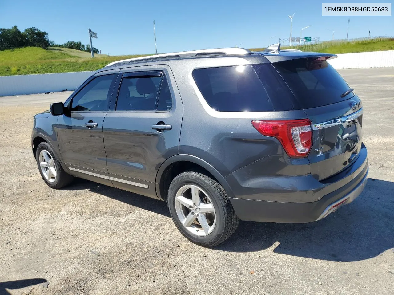 2017 Ford Explorer Xlt VIN: 1FM5K8D88HGD50683 Lot: 59180434