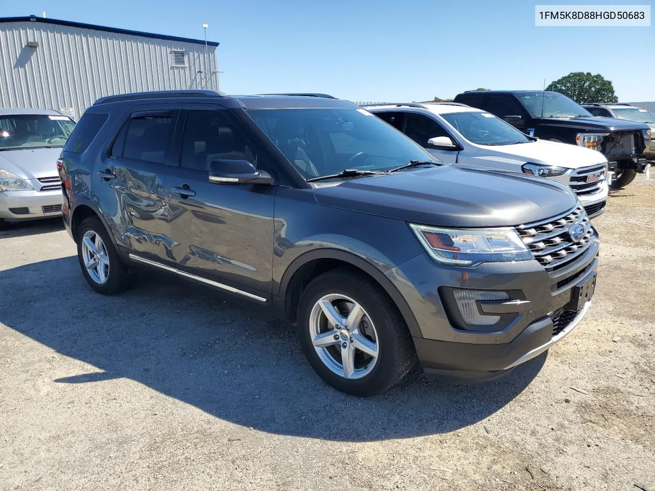 2017 Ford Explorer Xlt VIN: 1FM5K8D88HGD50683 Lot: 59180434