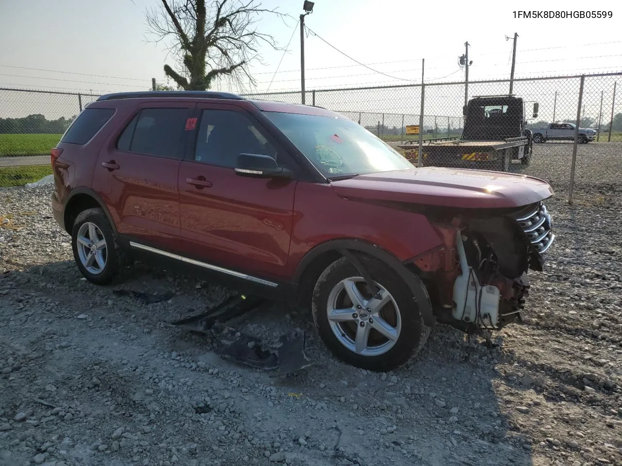 1FM5K8D80HGB05599 2017 Ford Explorer Xlt