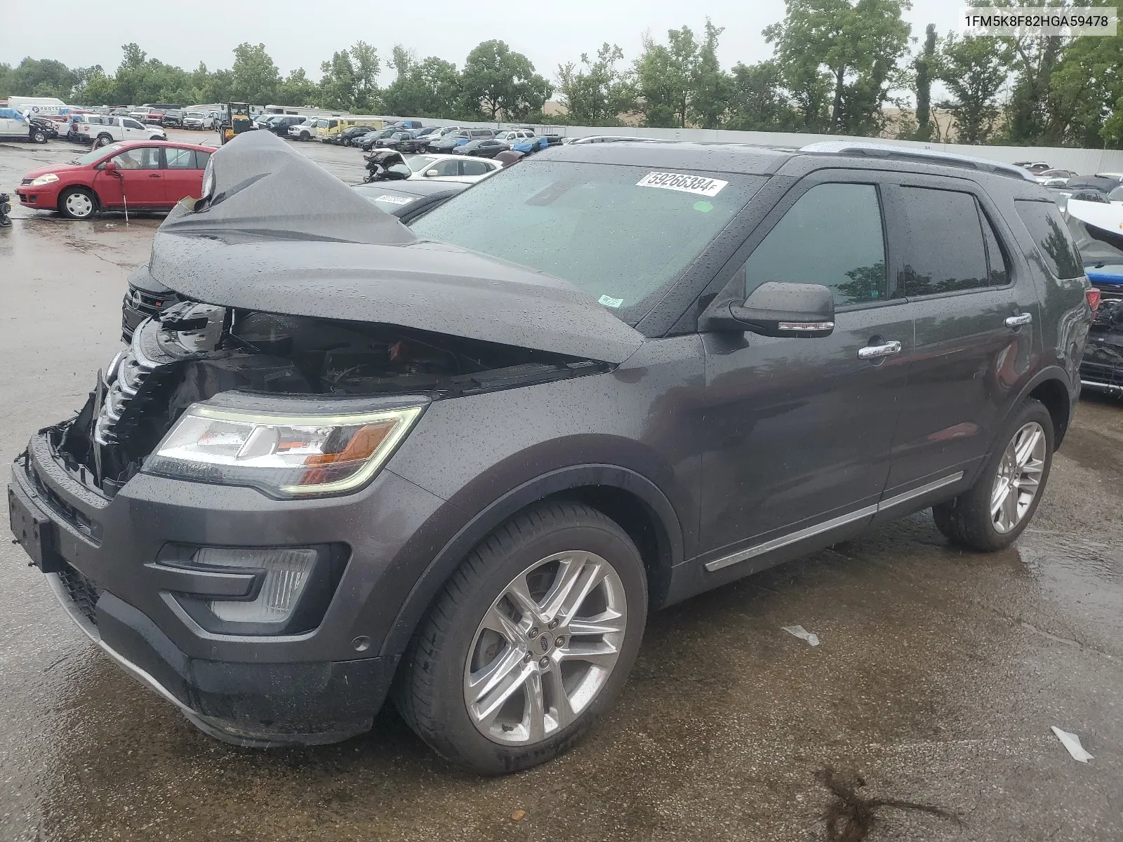 1FM5K8F82HGA59478 2017 Ford Explorer Limited