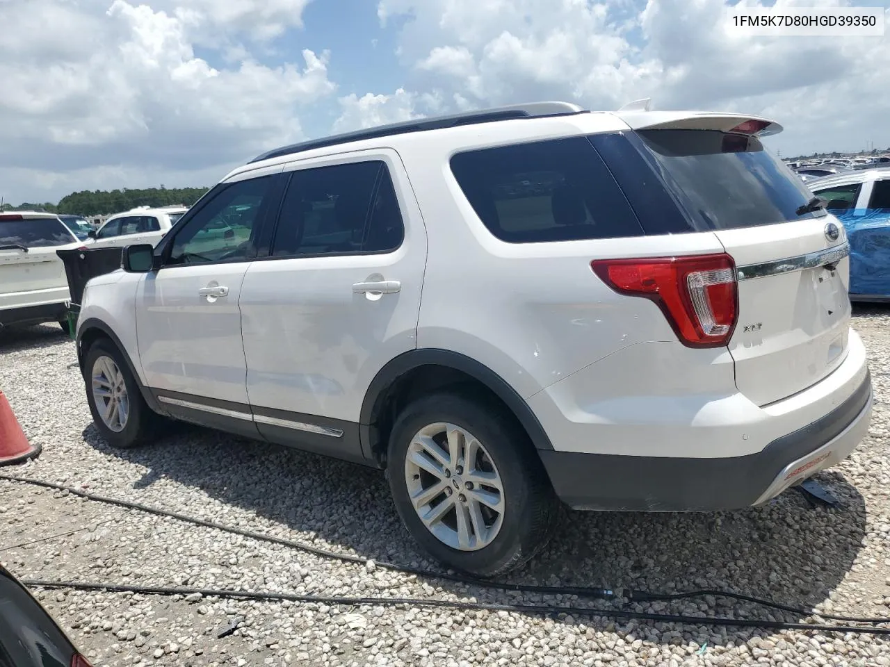 2017 Ford Explorer Xlt VIN: 1FM5K7D80HGD39350 Lot: 59892994