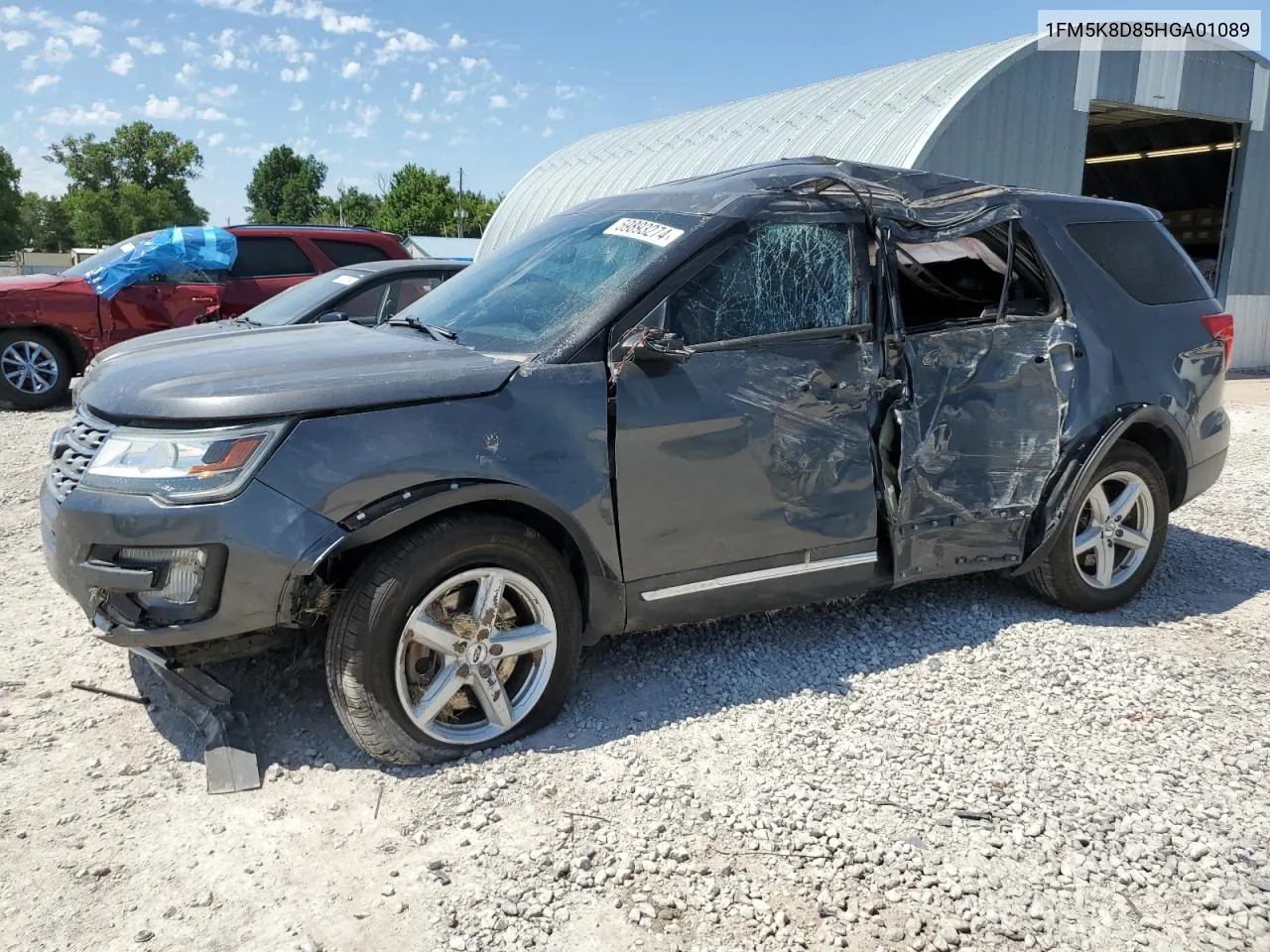 2017 Ford Explorer Xlt VIN: 1FM5K8D85HGA01089 Lot: 59893274