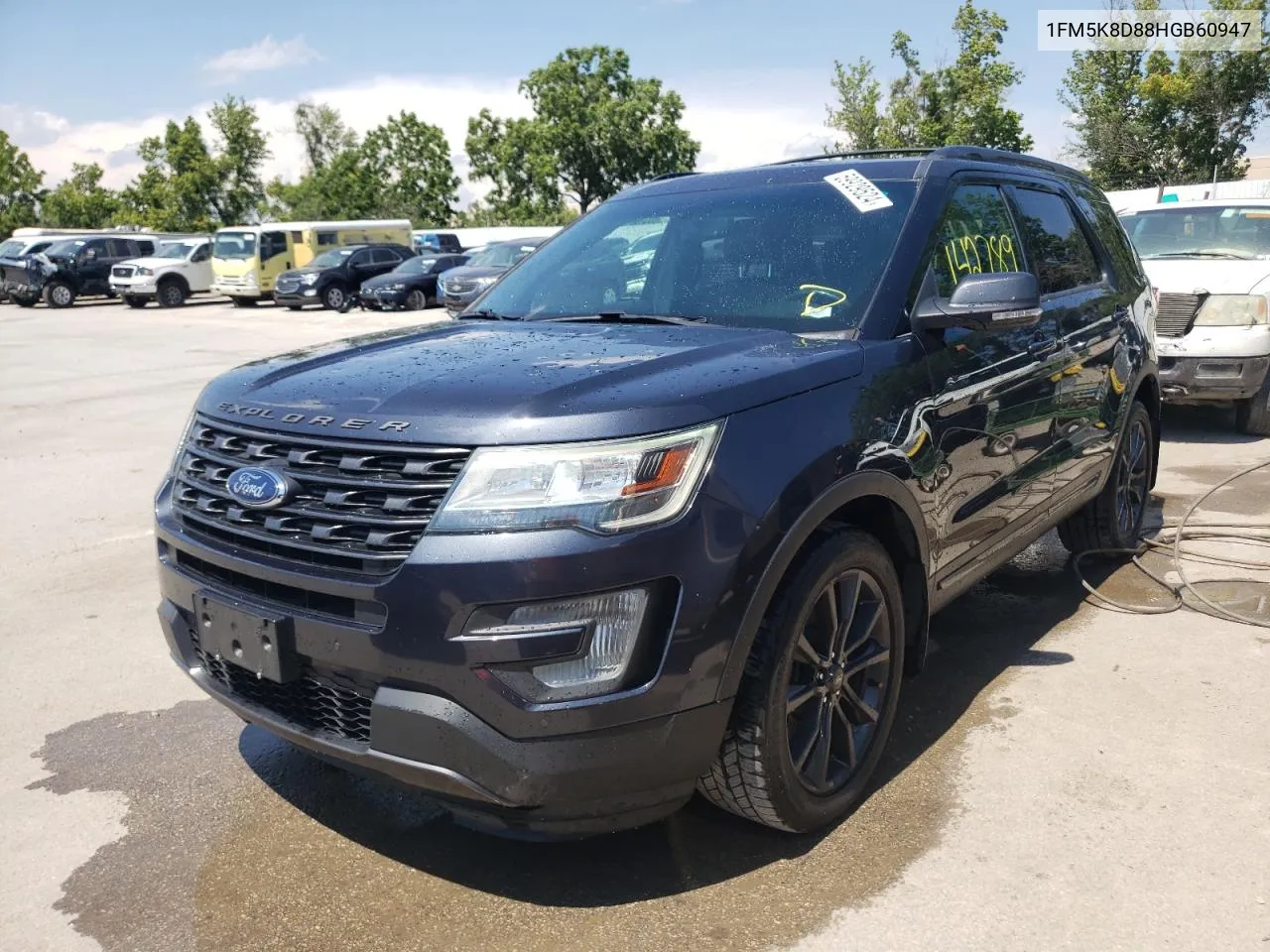 2017 Ford Explorer Xlt VIN: 1FM5K8D88HGB60947 Lot: 59929524