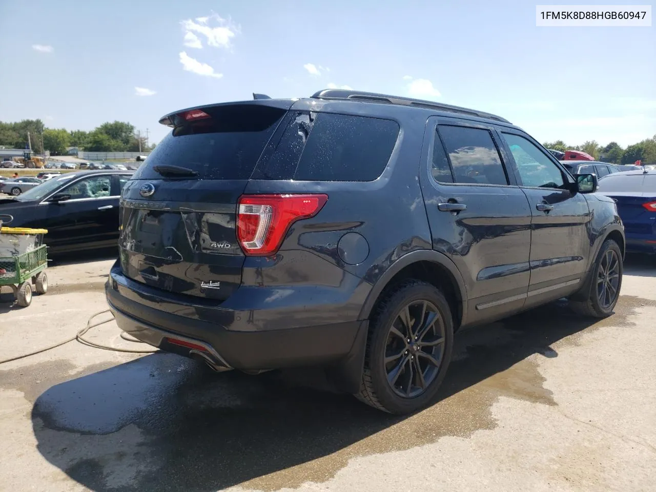 2017 Ford Explorer Xlt VIN: 1FM5K8D88HGB60947 Lot: 59929524