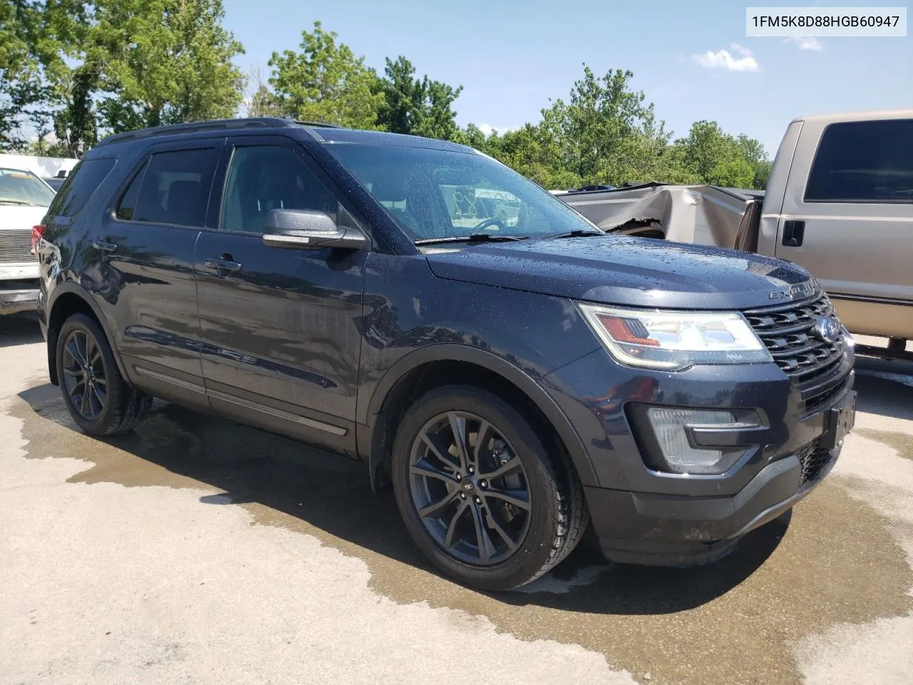 2017 Ford Explorer Xlt VIN: 1FM5K8D88HGB60947 Lot: 59929524